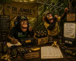 Fieldday monkey in de DX Jungle