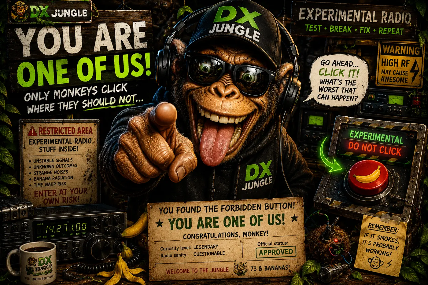 DX Jungle restricted area easter egg artwork